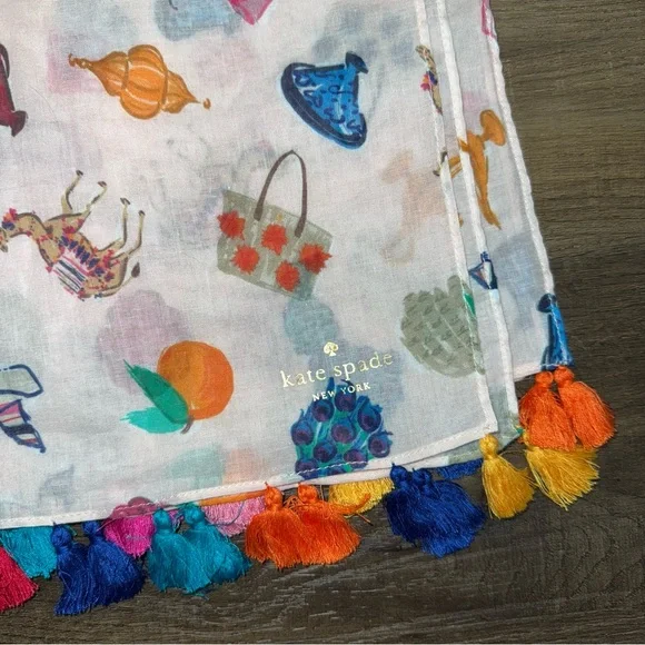 Kate Spade New York Spice Things Up Collection Scarf - Picture 2 of 4